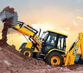JCB Backhoe at work in Dubai